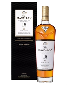 Macallan 18 years old Sherry Oak Cask 2024 Highland Single Malt Scotch Whisky 70 cl 43%